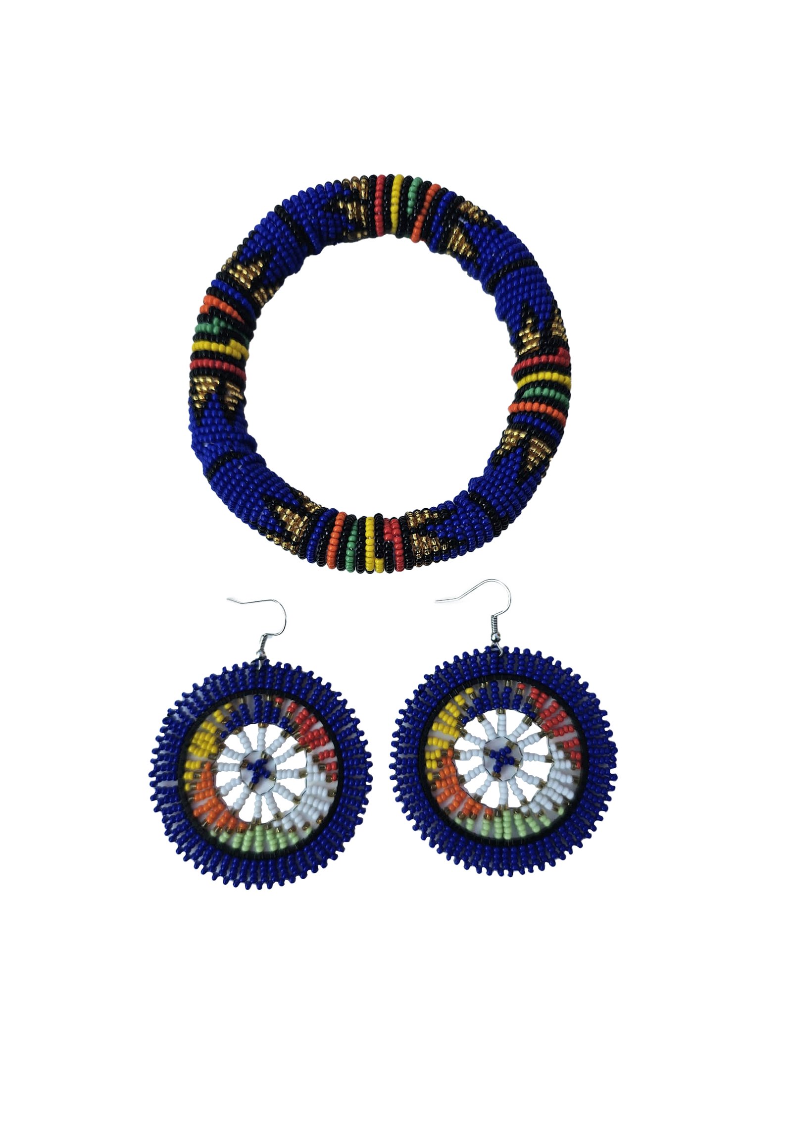 blue-earrings-&-bracelet
